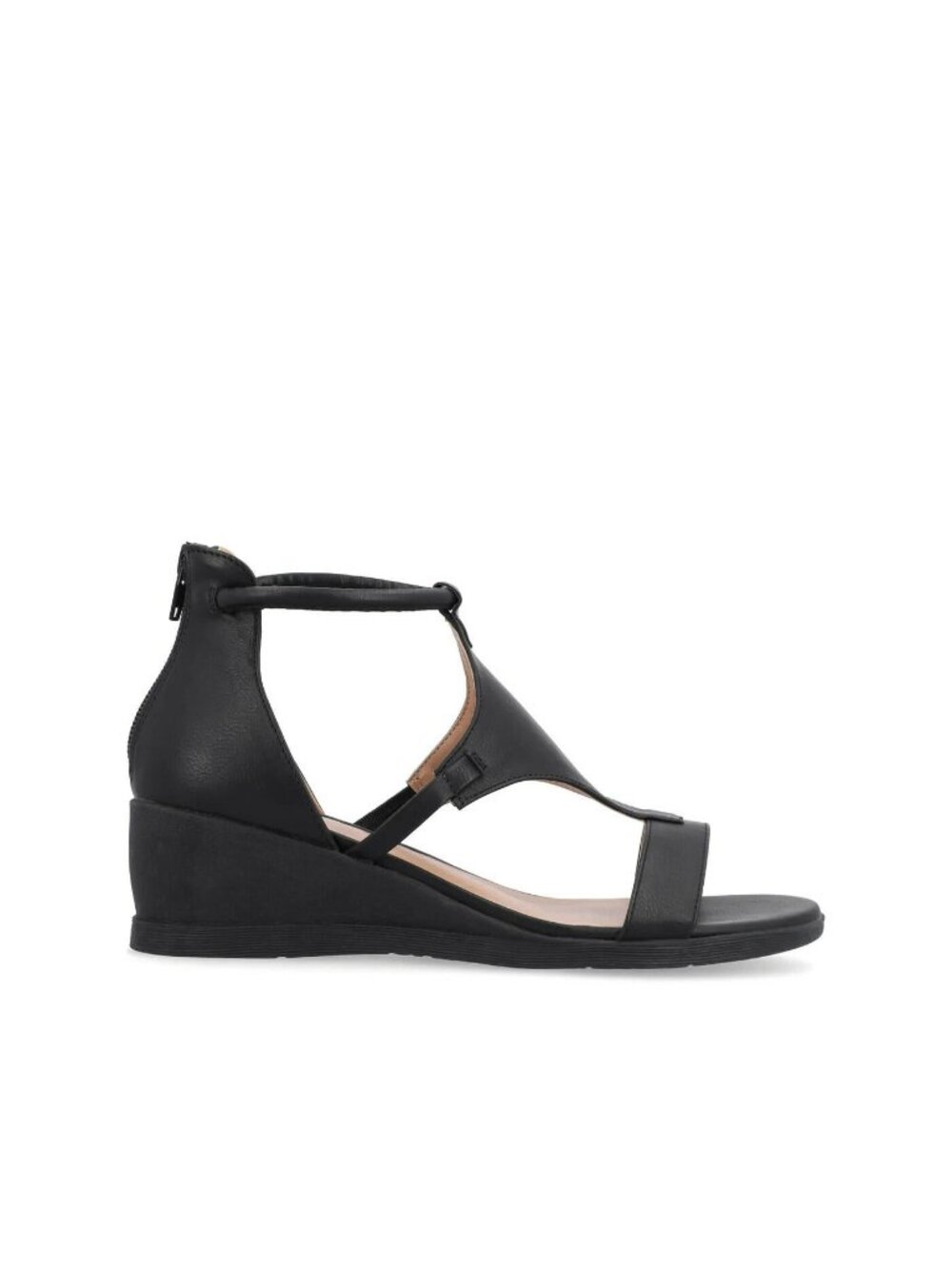 Trayle Women’s Wedge Gladiator Sandals Black Size 9W New $94 MSRP